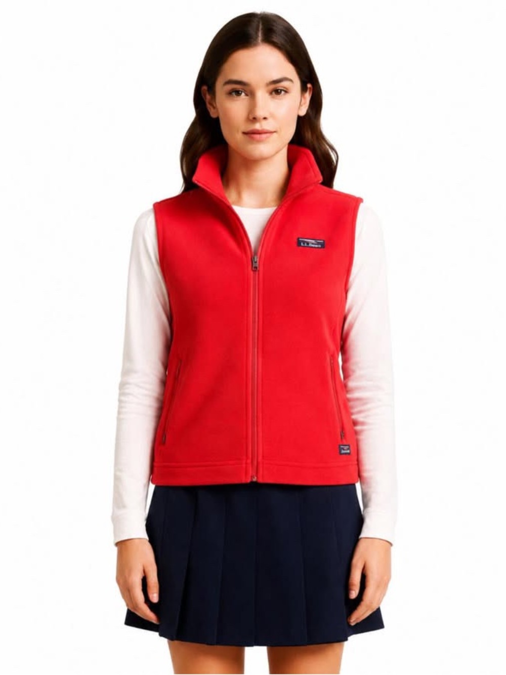 Vineyard Vines Coral Fleece Vest